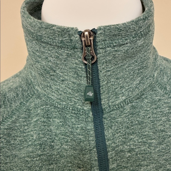 Eddie Bauer Sea Green Fleece Full Zip Sweater / Jacket; Cozy; Size:  XS - Picture 4 of 9